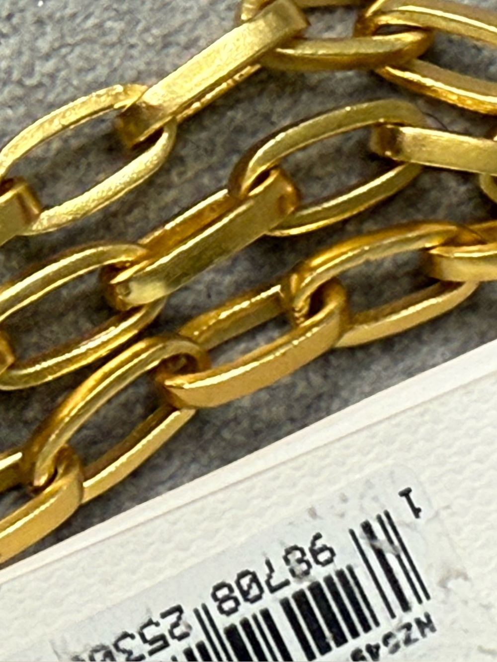 Madewell layered chain bracelet, gold - Picture 4 of 4